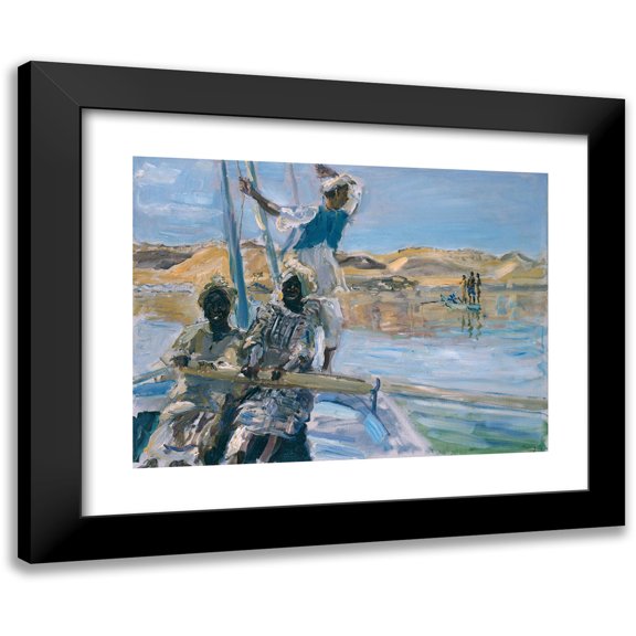 Max Slevogt 24x19 Black Modern Framed Museum Art Print Titled - Pirates