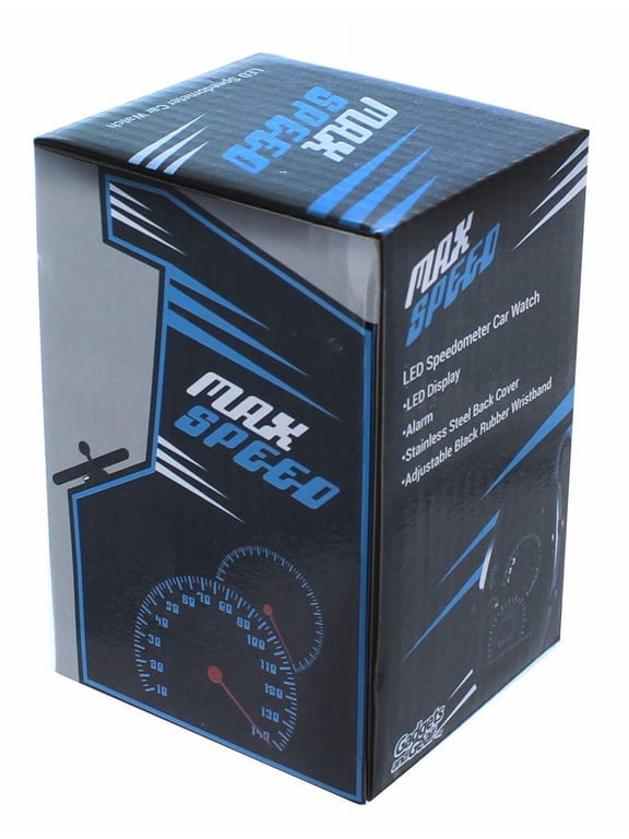 Max Speed LED Car Speedometer Wrist Watch