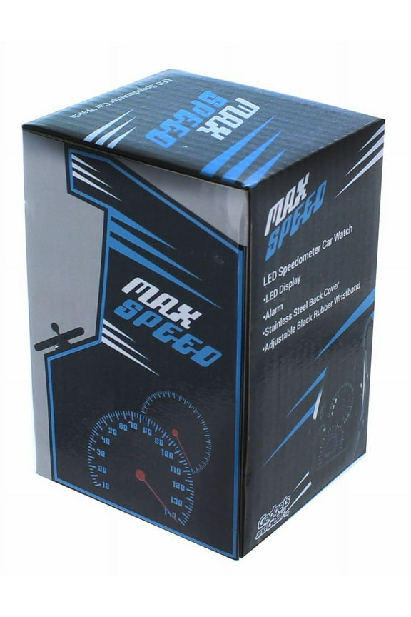 Max Speed LED Car Speedometer Wrist Watch