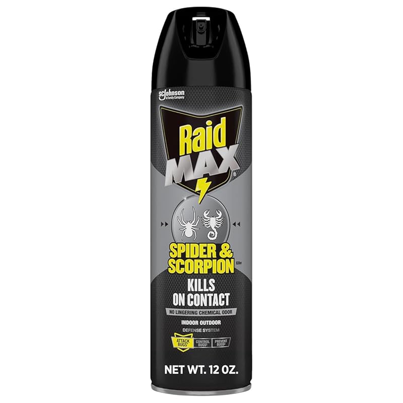 Max Spider and Scorpion Killer, Kills Spiders, Scorpions, Roaches, Ants, Waterbugs, Earwigs, 12 Oz