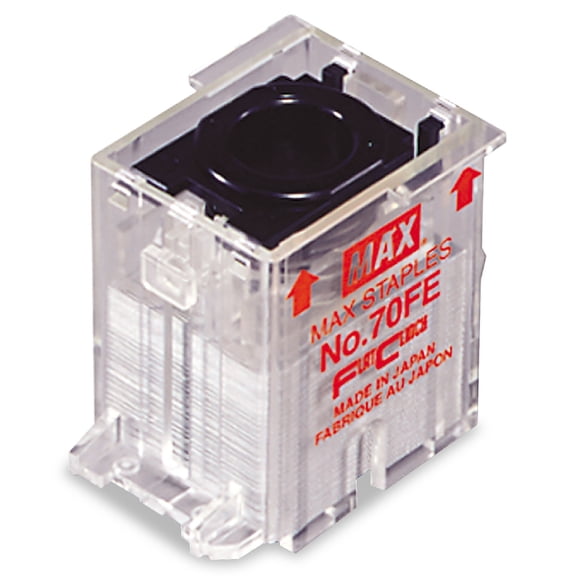 Max Usa Corp. Staple Cartridge, 0.31" Leg, 0.5" Crown, Steel, 5,000/Box Mxbno70fe