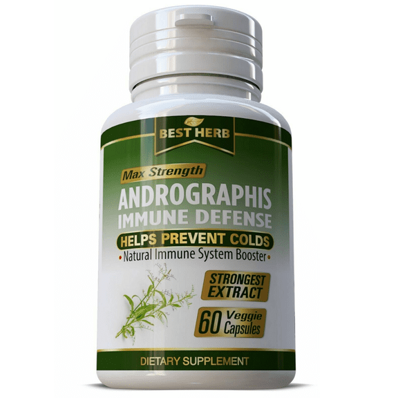 Max Strength Andrographis Healthy Immune System Support Supplement