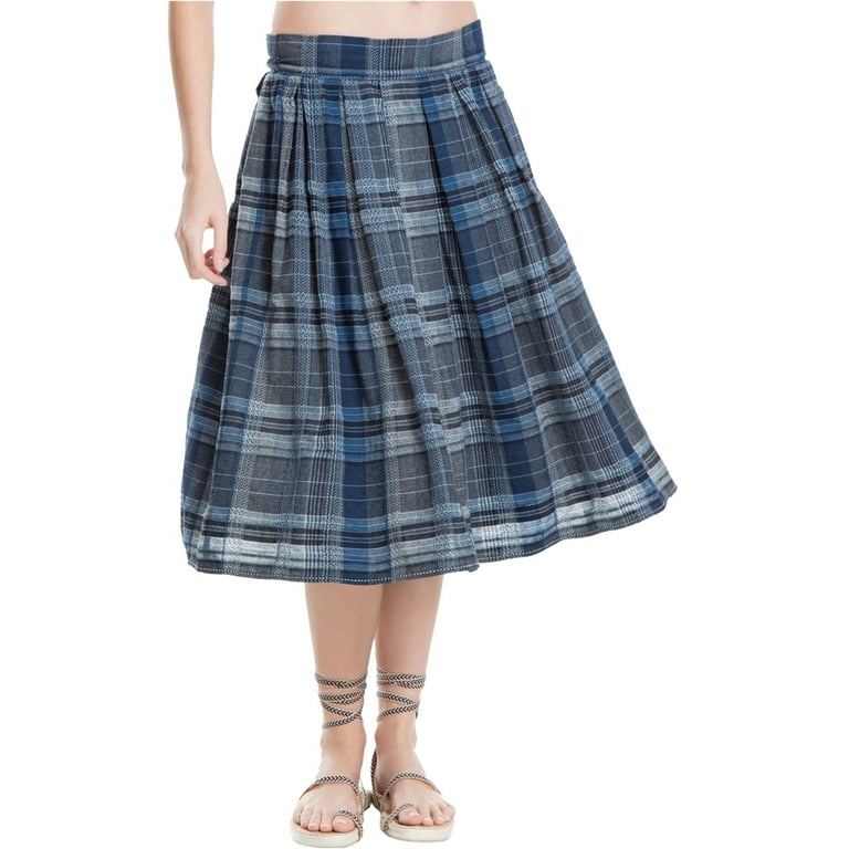 Plaid midi skirt outlet 100