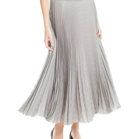 Max Studio London Womens Pleated A-Line Skirt
