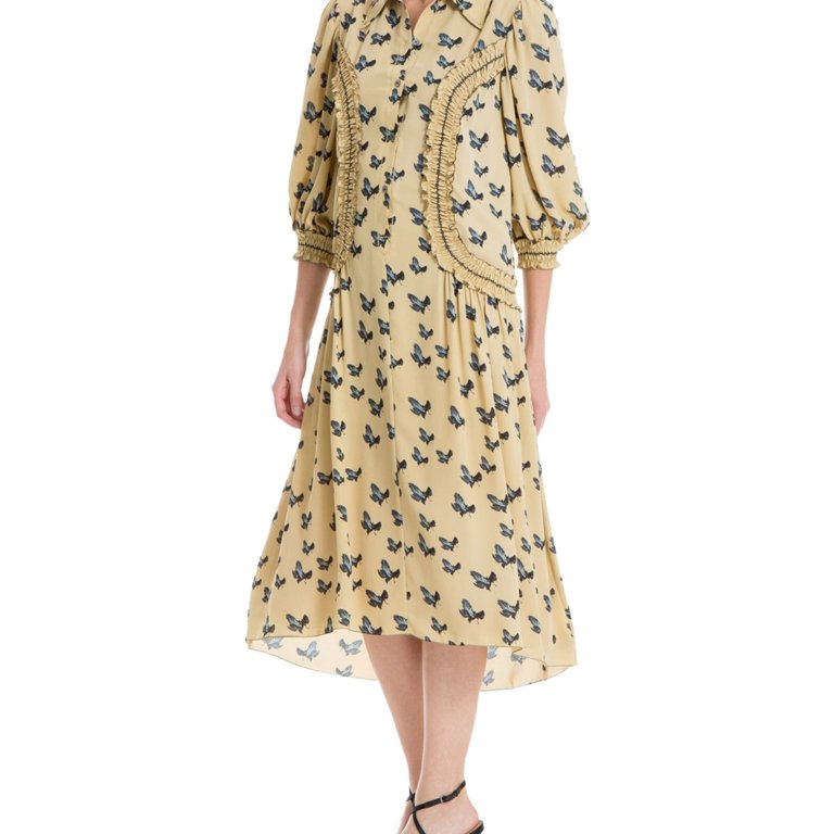Max Studio London Womens Printed A-Line Dress - Walmart.com