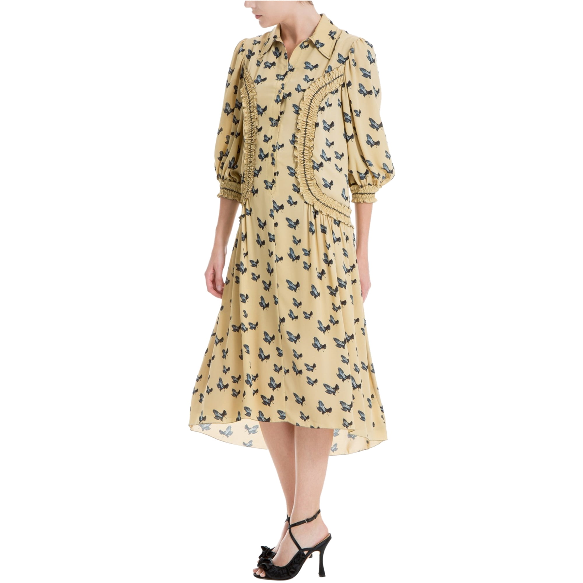 Max Studio London Womens Printed Yellow A line Liberia Ubuy