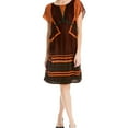 thumbnail image 1 of Max Studio London Womens Roxanne Tunic Dress, Red, Medium, 1 of 2