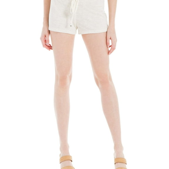 Max Studio London Womens Soft Casual Walking Shorts, Off-White, X-Small
