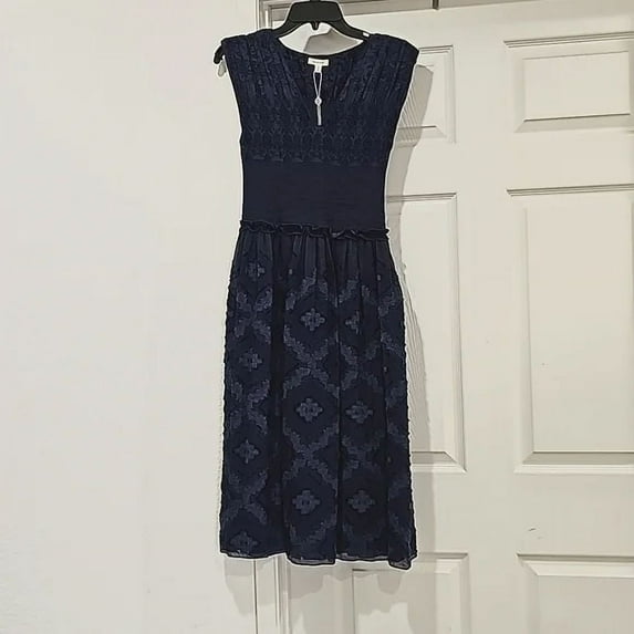 Max Studio Navy Blue Dress New Size Xs