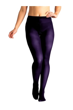 Women's Black Opaque Tights, 2-Pack, Sizes S/M, M/L, L/XL