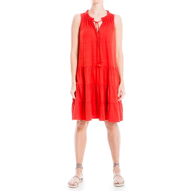 Max Studio Women's Sleeveless A Line Jersey Dress - Walmart Business  Supplies