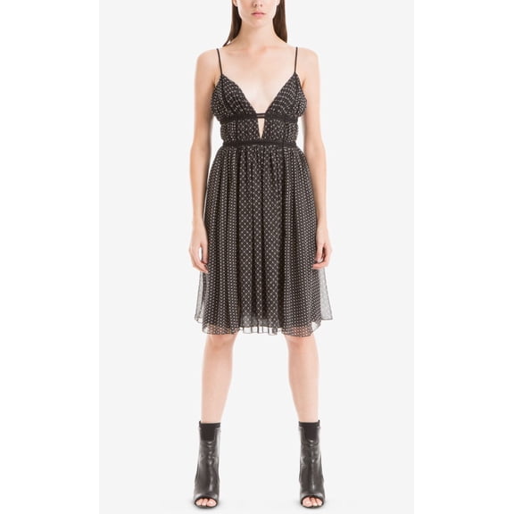Max Studio Womens Sheer Printed Sundress