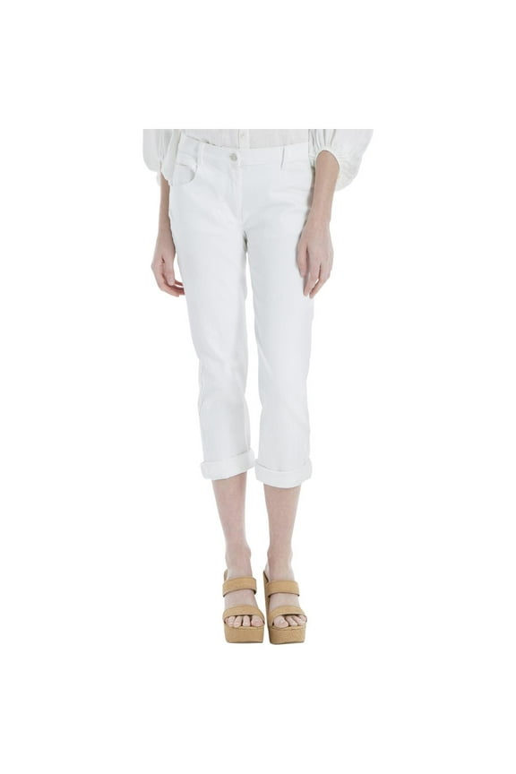 Womens Twill Mid-Rise Skinny Jeans