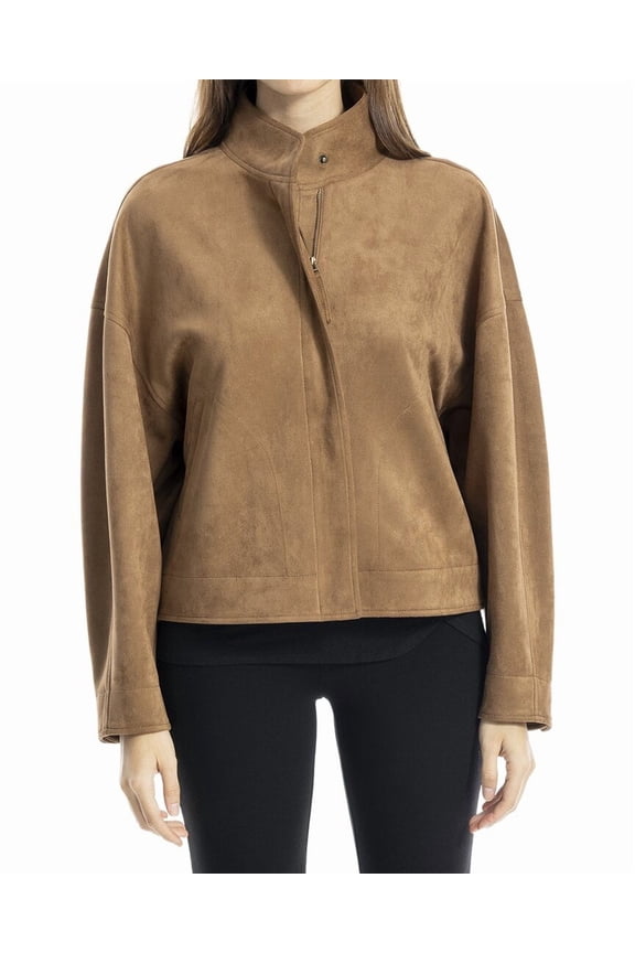womens  Bomber Jacket, m, Brown