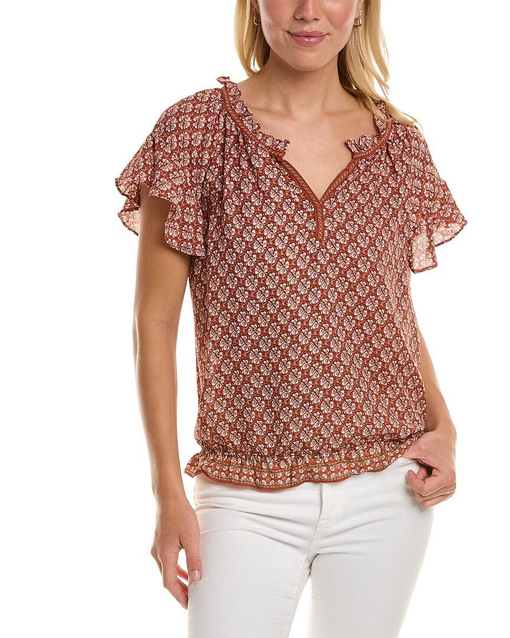 Max studio bubble sales hem blouse