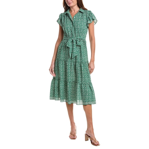 Max Studio womens  Collar Midi Dress, l