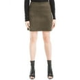 thumbnail image 1 of Max Studio womens  Faux Suede Short Skirt, L, 1 of 2
