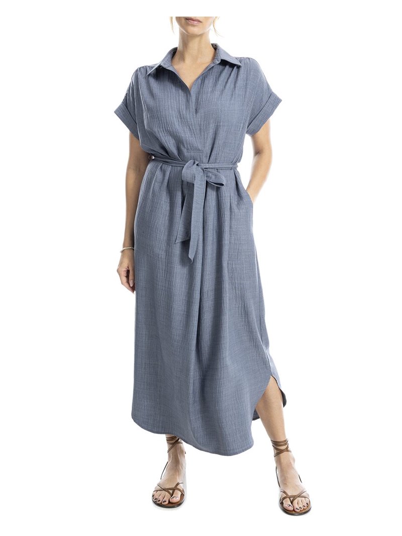 beate maxi dress BEATE HEYMANN DRESS MAXI SATIN FEEL FLORAL PRINT STRIPE TRIM 128-24