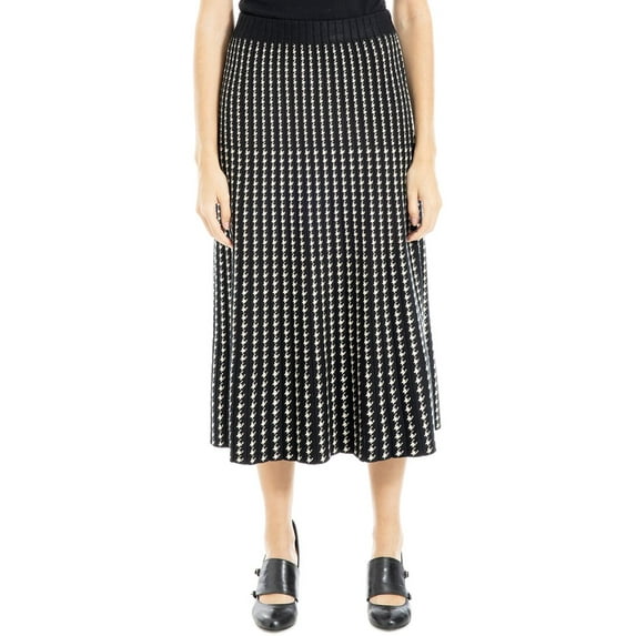 Max Studio womens Midi A-Line Skirt, s, Black