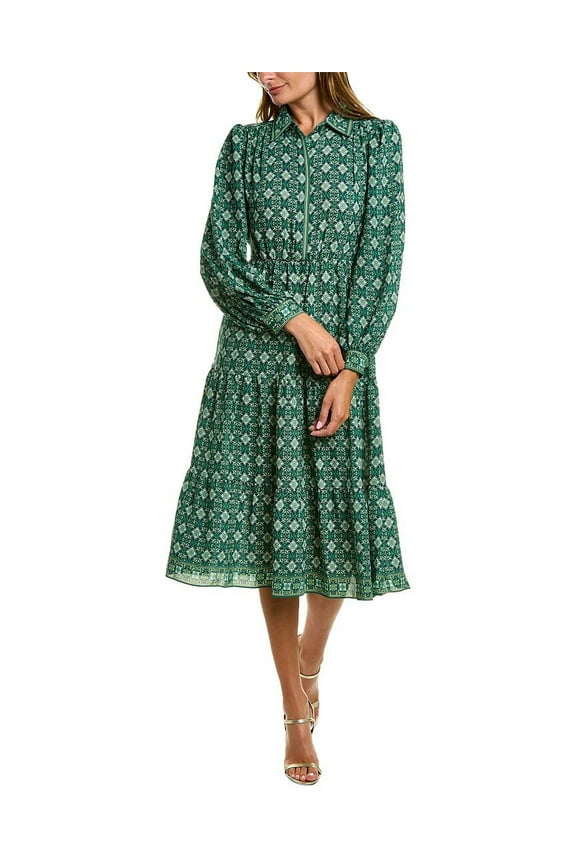 womens  Midi Shirtdress, M
