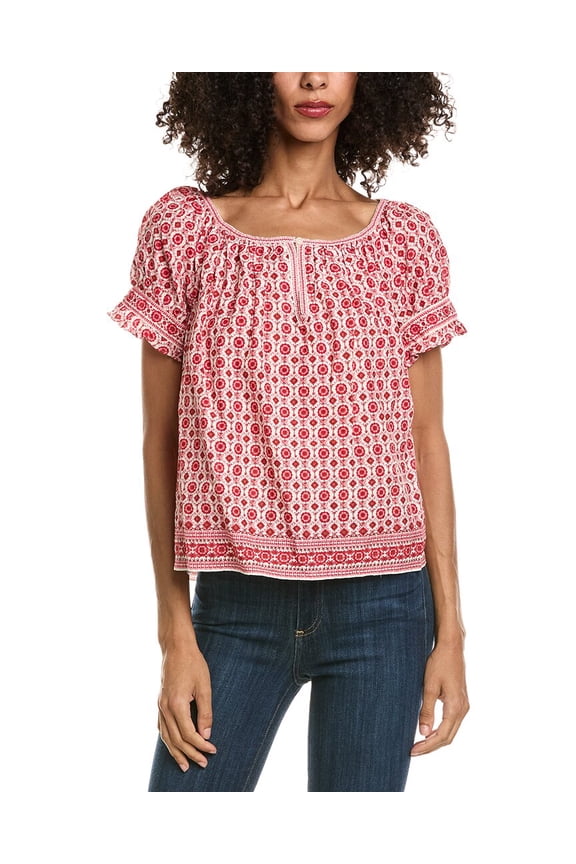 womens Puff Sleeve Blouse, m