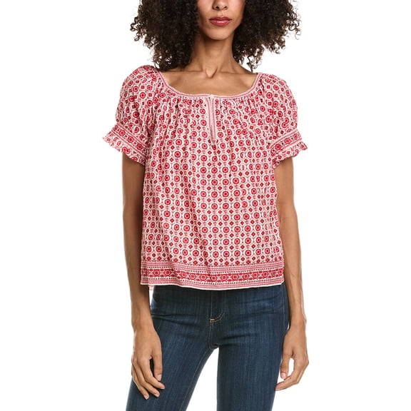 Max Studio womens Puff Sleeve Blouse, xs