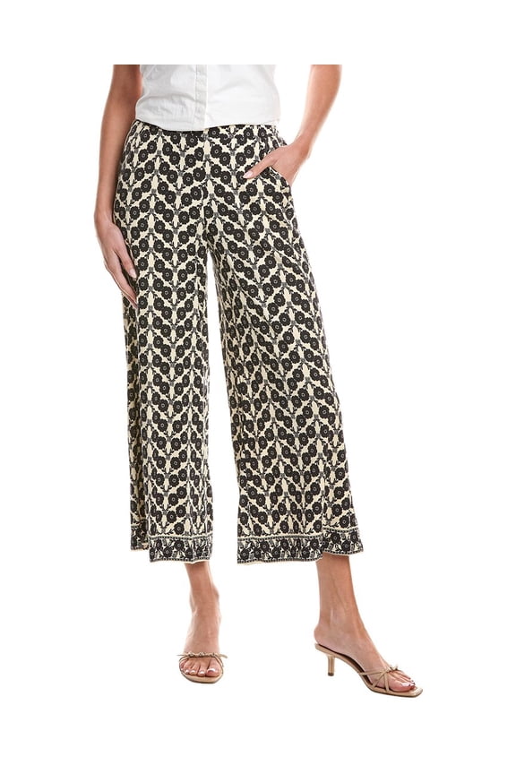 womens Pull-On Crop Wide Leg Pant, s