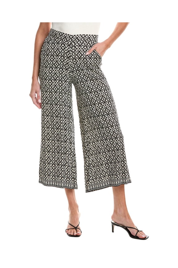 womens Pull-On Crop Wide Leg Pant, xs
