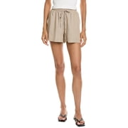 Max Studio womens Relaxed Fit Drawstring Short, XL, Brown