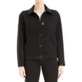 thumbnail image 1 of Max Studio womens  Ribbed Jacket, s, Black, 1 of 3