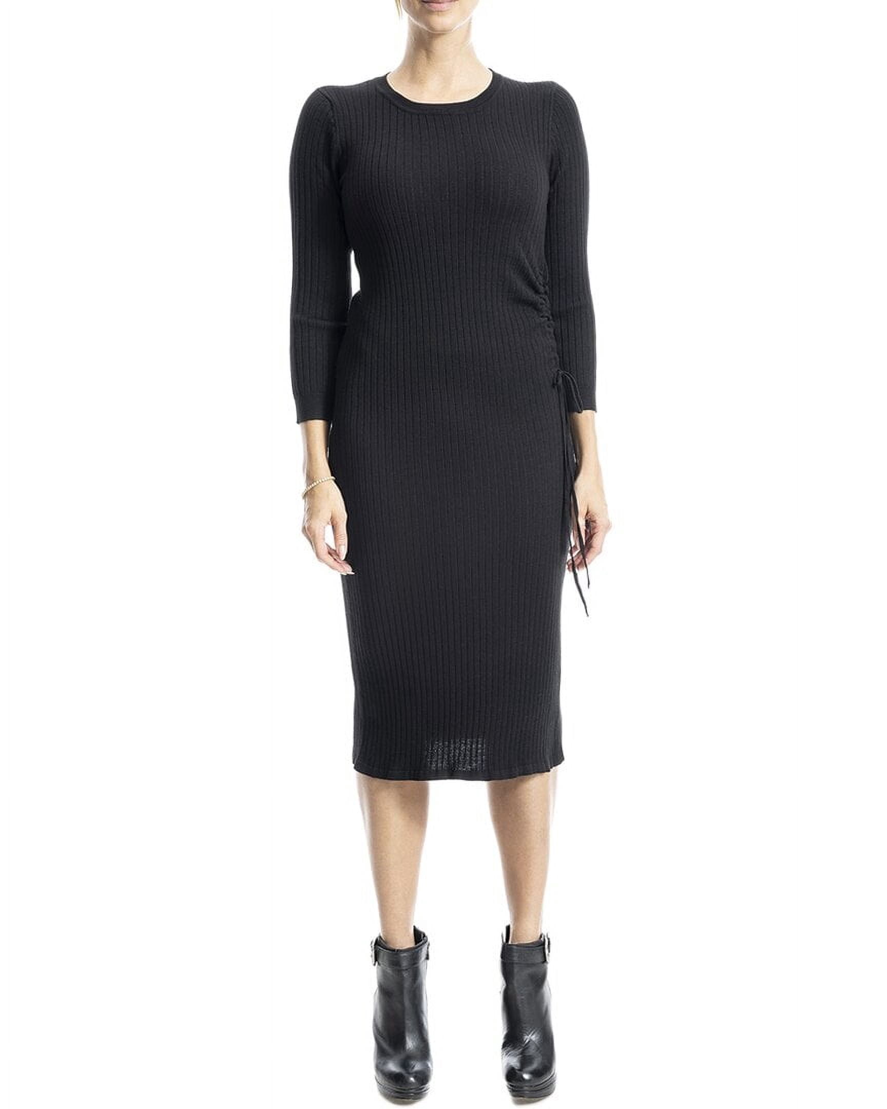 max studio knit dress Medium Black Sweater Dress Max Studio Knit