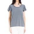 thumbnail image 1 of Max Studio womens  Round Neck Top, XL, 1 of 2
