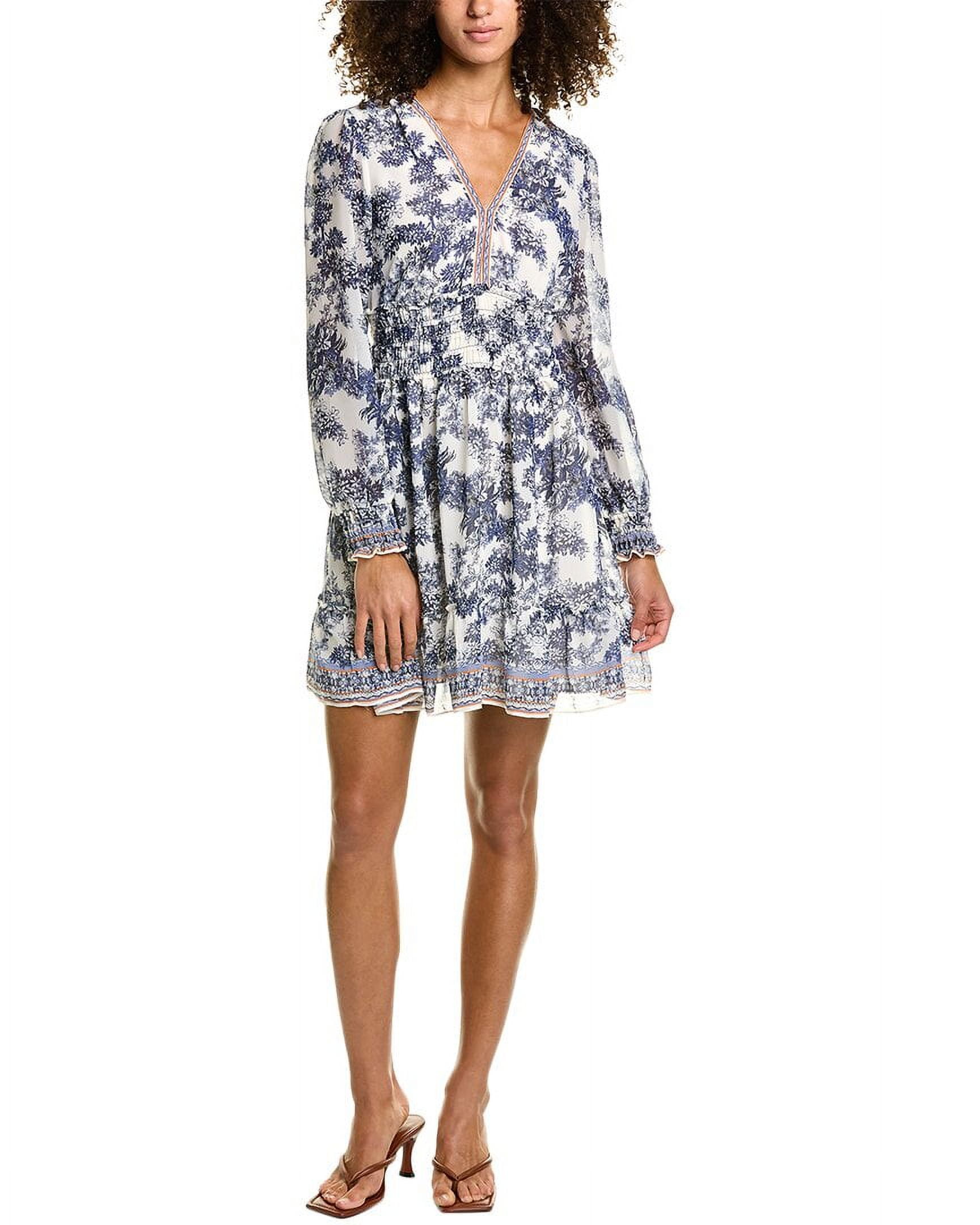 Max Studio womens Smocked Mini Dress, XS, White - Walmart.com