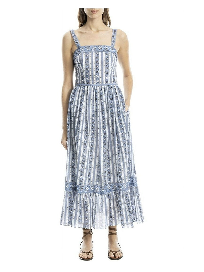 watercolor midi dress Constance Watercolor Floral Midi Dress