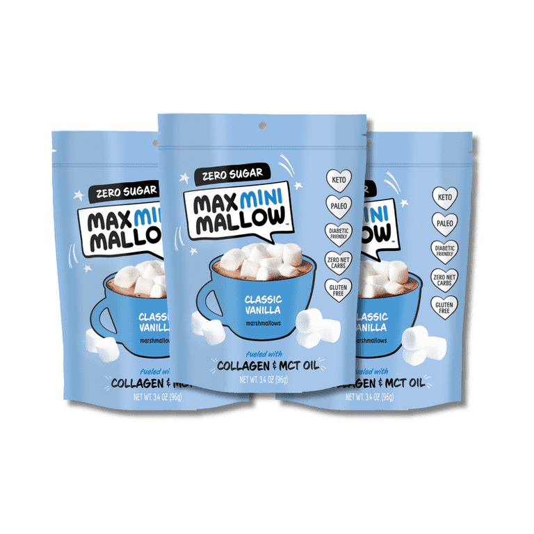 Max Sweets Max Mallow Mini Marshmallows - Classic Vanilla Max Sweets Max Mallow Mini Marshmallows - Classic Vanilla