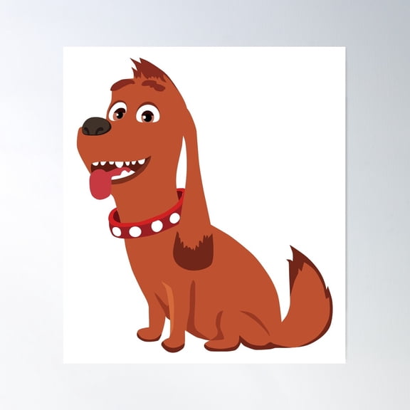 Max The Dog Poster Wall Art, Modern Wall Decor For Living Room Bedroom, 16x24 UNFRAMED