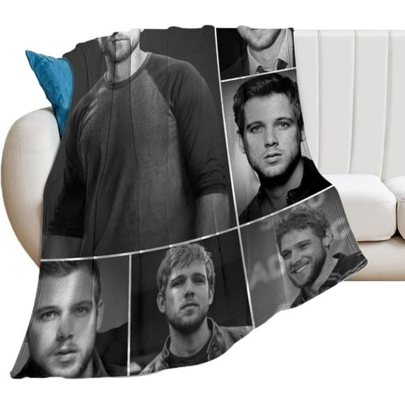 Max Thieriot Blanket Cool #1 Throw Blankets Ultra Soft Flannel Lightweight Throws for Couch, Bed, All Seasons Use 30""*40""(76 * 100cm), Style