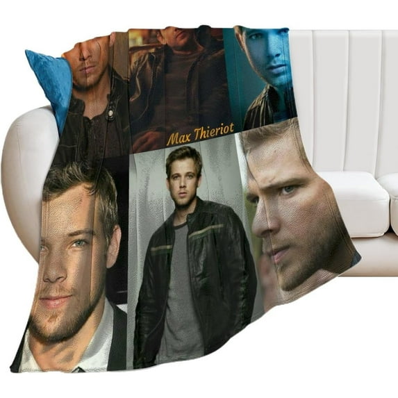 Max Thieriot Blanket Cool #1 Throw Blankets Ultra Soft Flannel Lightweight Throws for Couch, Bed, All Seasons Use 30""*40""(76 * 100cm), Style