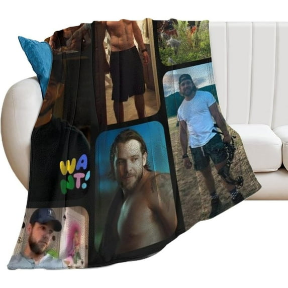 Max Thieriot Blanket Cool #1 Throw Blankets Ultra Soft Flannel Lightweight Throws for Couch, Bed, All Seasons Use 30""*40""(76 * 100cm), Style