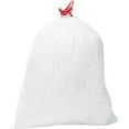 thumbnail image 1 of Max-Tough Tall Kitchen Bags 13 Gal. Draw-String Trash Bags, Star Sealed Coreless Rolls with Draw String Closure | White (100), 1 of 2