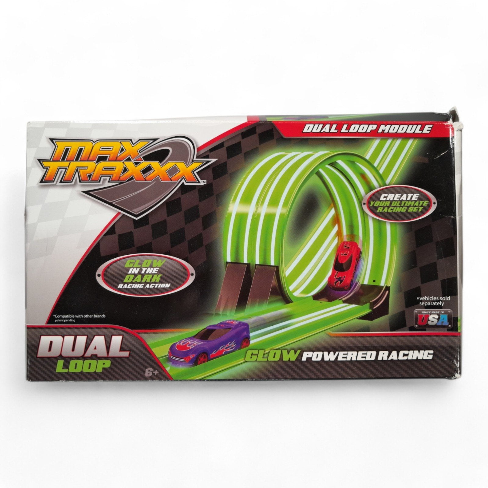 Max Traxxx Tracer Racers Dual Loop Add-On for Glow-Powered Racing