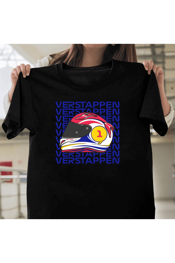 Max Verstappen Red Bull Racing Formula One F1 World Champion Driver Art V50183 Unisex T-Shirt, Size Up to 5XL