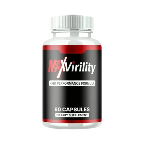 Max Virility Male Health Support to Boost Stamina & Energy - 60 Capsules