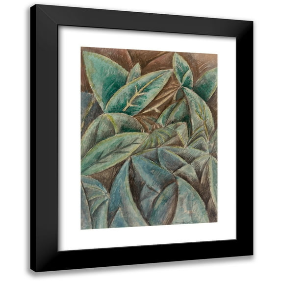 Max Weber 11x14 Black Modern Framed Museum Art Print Titled - Flowers (1912)