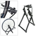 thumbnail image 1 of Max Weight 66lbs Bike Stand Bicycle Repair Workstand Wheel Rim Truing Stand Foldable Aluminum Alloy Wheels Maintenance Stand for 16" - 29" 700C, 1 of 5