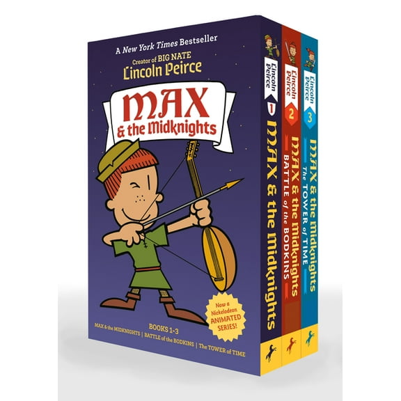 Max & the Midknights Max and the Midknights Paperback 3-Book Boxed Set: Max and the Midknights; Max and the Midknights: Battle of the Bodkins, (Paperback)