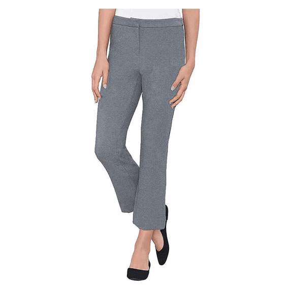 Max and Mia Women's Capri Crop Dress Pull On Ponte Legging Pants S/Grey