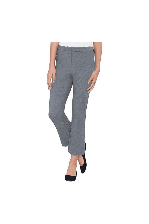 Max and Mia Women's Capri Crop Dress Pull On Ponte Legging Pants S/Grey