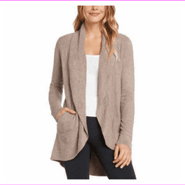 Max Mia Women The Essential Travel Cardigan Sweater 1244005 Mocha M Walmart