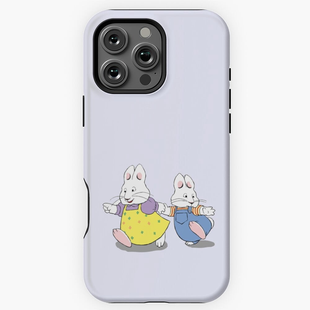 Max and Ruby Cartoon Bunny Siblings Cute Nostalgia Kids A193 Protective ...